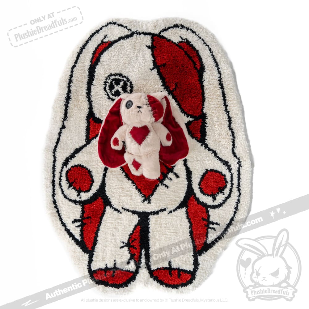Love Rabbit Rug Home Decoration