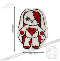 Load image into Gallery viewer, Love Rabbit Rug Home Decoration
