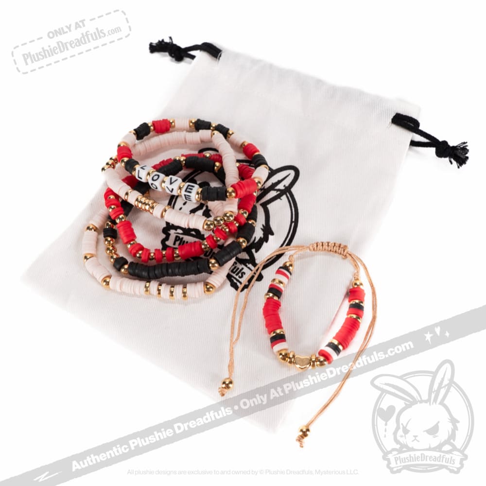 Plushie Dreadfuls - Love Rabbit Stacking Bracelet