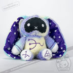 Plushie Dreadfuls - Maladaptive Daydreaming Rabbit - Plush Stuffed Animal - Mysterious