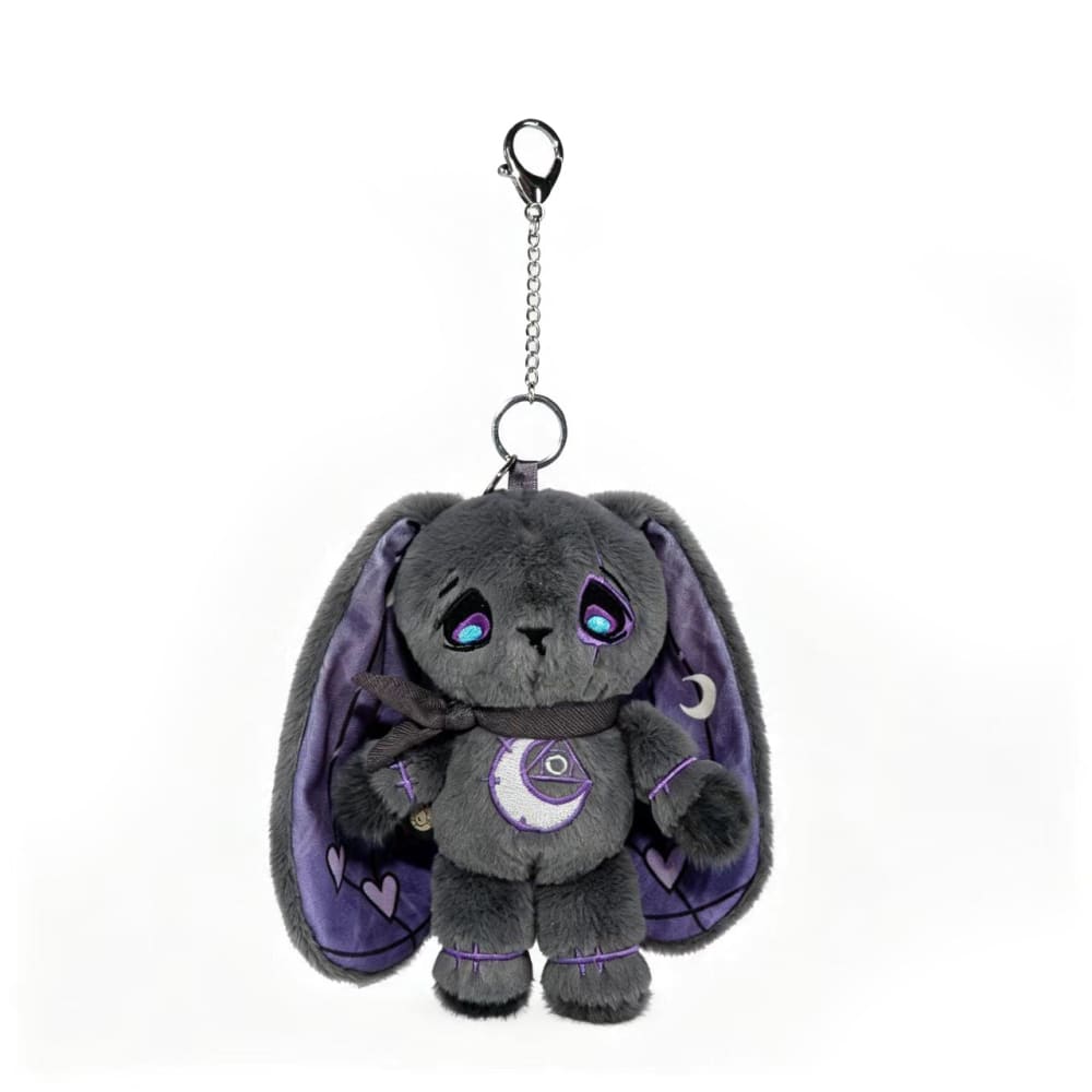 Melancholy Rabbit Plush Keychain Accessory - Keychain