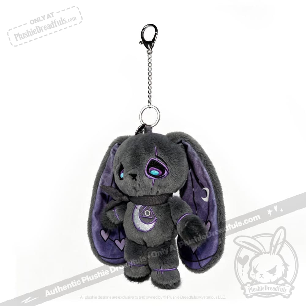Melancholy Rabbit Plush Keychain Accessory - Keychain
