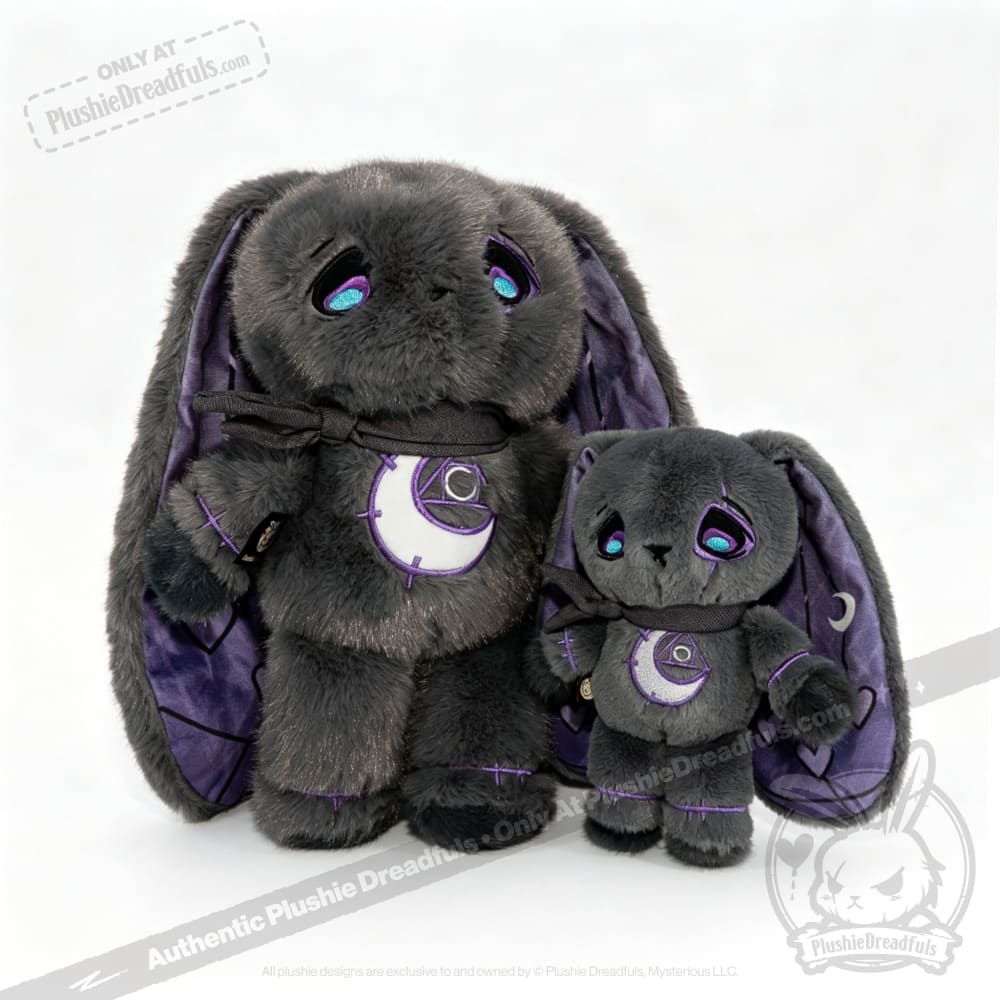 Melancholy Rabbit Plush Keychain Accessory - Keychain