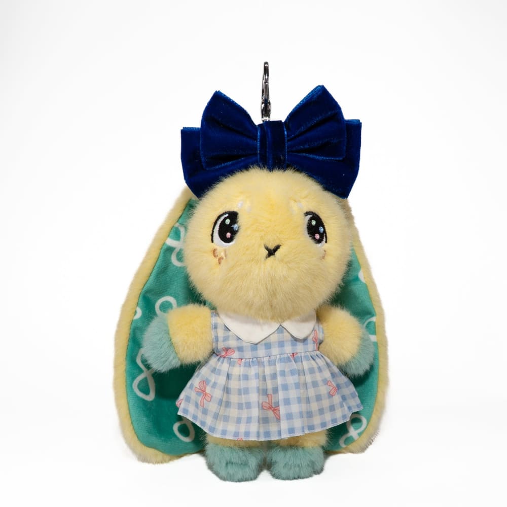 Mini Plush Outfit Big Blue Bow Outfit accessory
