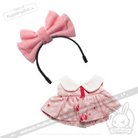 Load image into Gallery viewer, Mini Plush Outfit Big Pink Bow Outfit accessory
