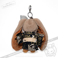 Load image into Gallery viewer, Mini Plush Outfit -Black Kimono accessory
