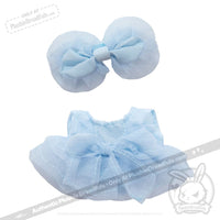 Load image into Gallery viewer, Mini Plush Outfit - Blue Cupcake Dress accessory
