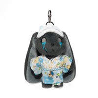 Load image into Gallery viewer, Mini Plush Outfit -Blue Kitty Kimono accessory
