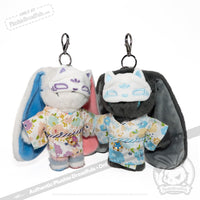 Load image into Gallery viewer, Mini Plush Outfit -Blue Kitty Kimono accessory
