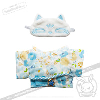 Load image into Gallery viewer, Mini Plush Outfit -Blue Kitty Kimono accessory
