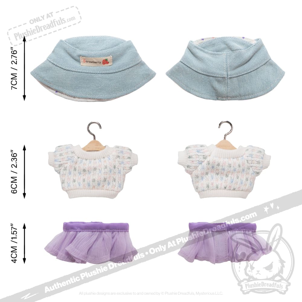 Mini Plush Outfit - Bucket Hat Lilac Revenge accessory