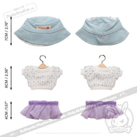 Load image into Gallery viewer, Mini Plush Outfit - Bucket Hat Lilac Revenge accessory
