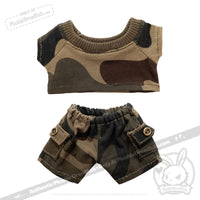 Load image into Gallery viewer, Mini Plush Outfit Camo Outfit accessory

