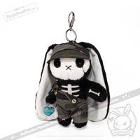 Load image into Gallery viewer, Mini Plush Outfit Camo off the Shoulder Overalls accessory
