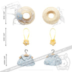 Mini Plush Outfit Country Gingham Outfit accessory