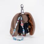 Mini Plush Outfit - Denim Pearl Bow Dress accessory