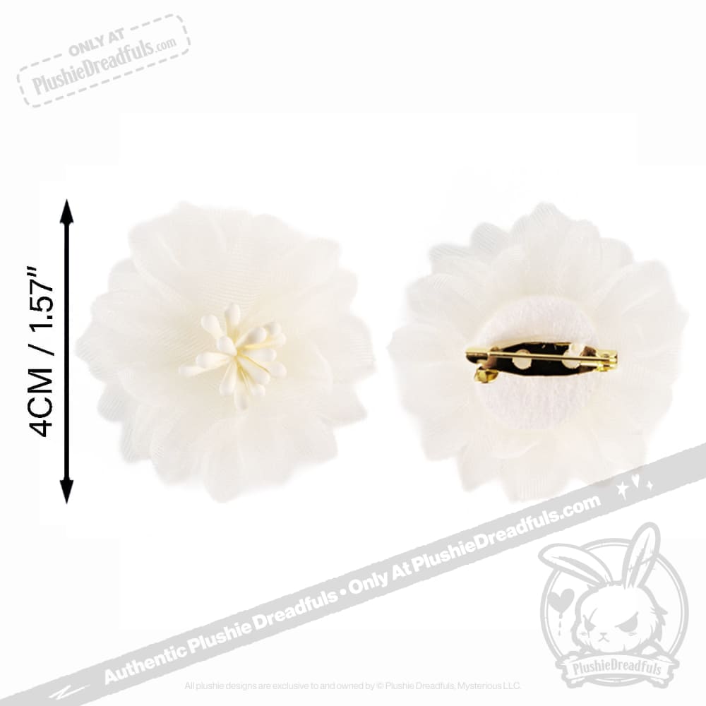 Mini Plush Outfit - Fancy White Dress accessory