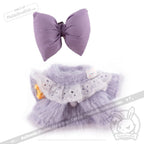 Mini Plush Outfit - Fuzzy Purple Dress accessory