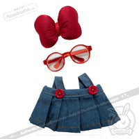 Load image into Gallery viewer, Mini Plush Outfit - Gladys For These Glasses accessory
