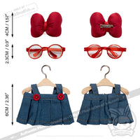 Load image into Gallery viewer, Mini Plush Outfit - Gladys For These Glasses accessory
