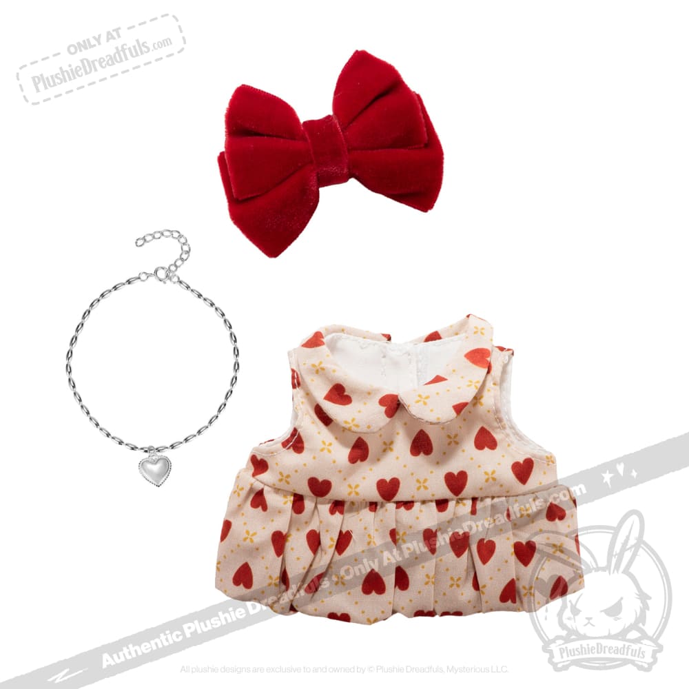 Mini Plush Outfit - Lil Queen of Heart Dress accessory