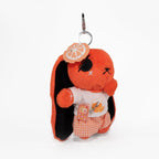 Mini Plush Outfit - Orange Gingham Outfit accessory