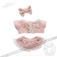 Load image into Gallery viewer, Mini Plush Outfit - Pastel Tweed Ensemble accessory
