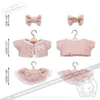 Load image into Gallery viewer, Mini Plush Outfit - Pastel Tweed Ensemble accessory

