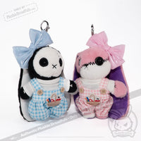 Load image into Gallery viewer, Mini Plush Outfit - Pink Bow Gingham Outfit accessory
