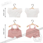 Mini Plush Outfit - Pink Farmeralls accessory