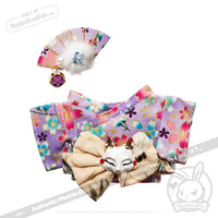 Load image into Gallery viewer, Mini Plush Outfit - Purple Kimono accessory
