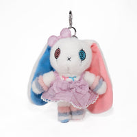 Load image into Gallery viewer, Mini Plush Outfit - Purple Pinafore Dress accessory
