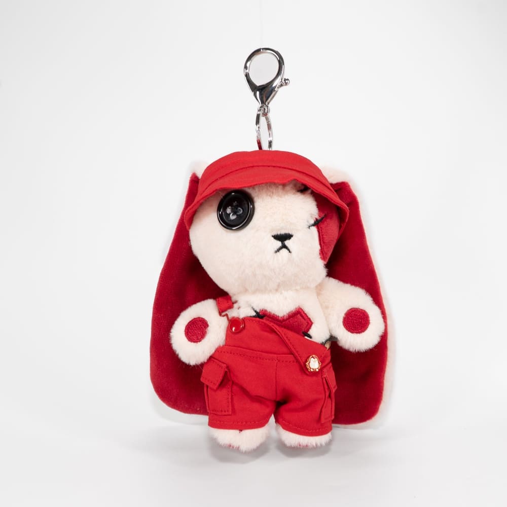 Mini Plush Outfit Red off the Shoulder Overalls (Copy) accessory