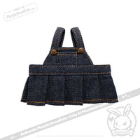 Load image into Gallery viewer, Mini Plush Outfit - Overall Skirt Dark Navy accessory

