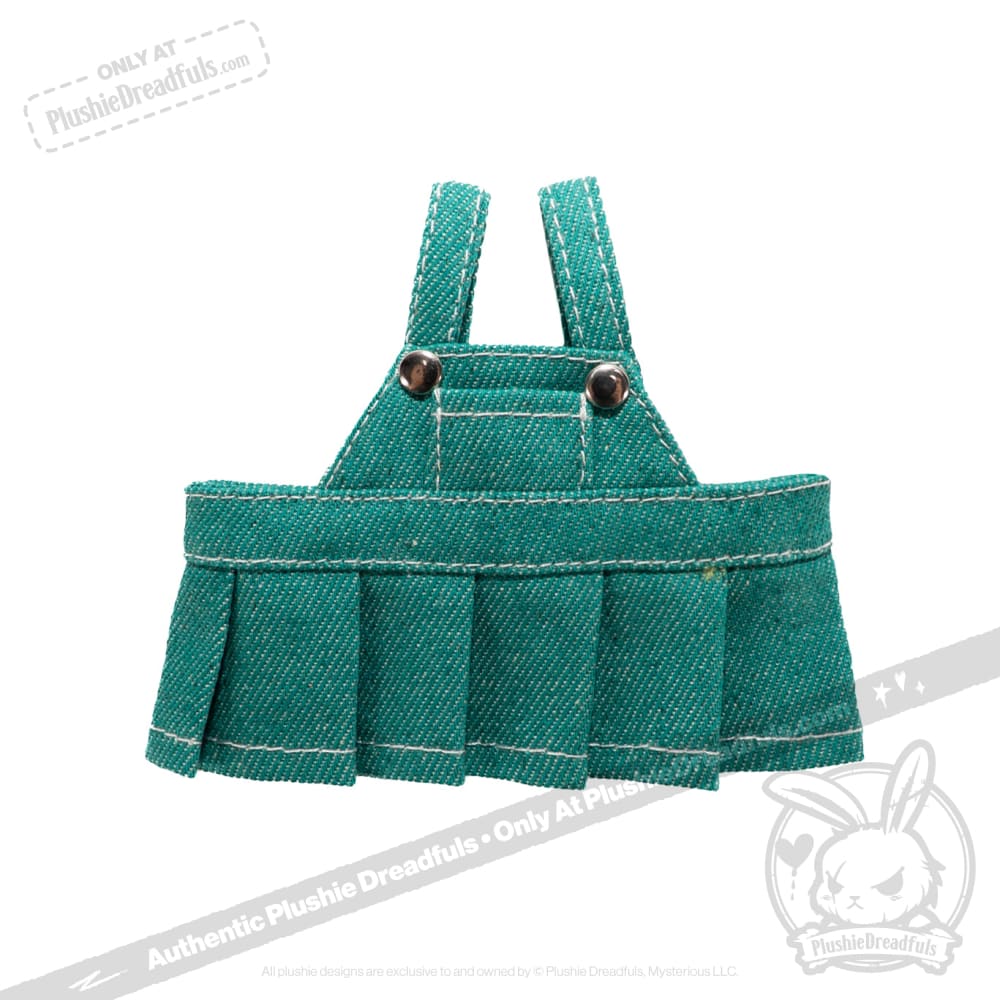 Mini Plush Outfit - Overall Skirt Forest Green accessory