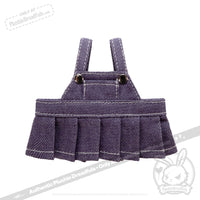 Load image into Gallery viewer, Mini Plush Outfit - Overall Skirt Purple accessory

