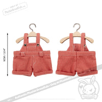 Load image into Gallery viewer, Mini Plush Outfit - Sherbet Overalls accessory
