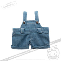 Load image into Gallery viewer, Mini Plush Outfit - Sherbet Overalls accessory
