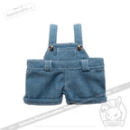 Mini Plush Outfit - Sherbet Overalls Denim accessory
