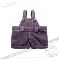 Load image into Gallery viewer, Mini Plush Outfit - Sherbet Overalls Purple accessory
