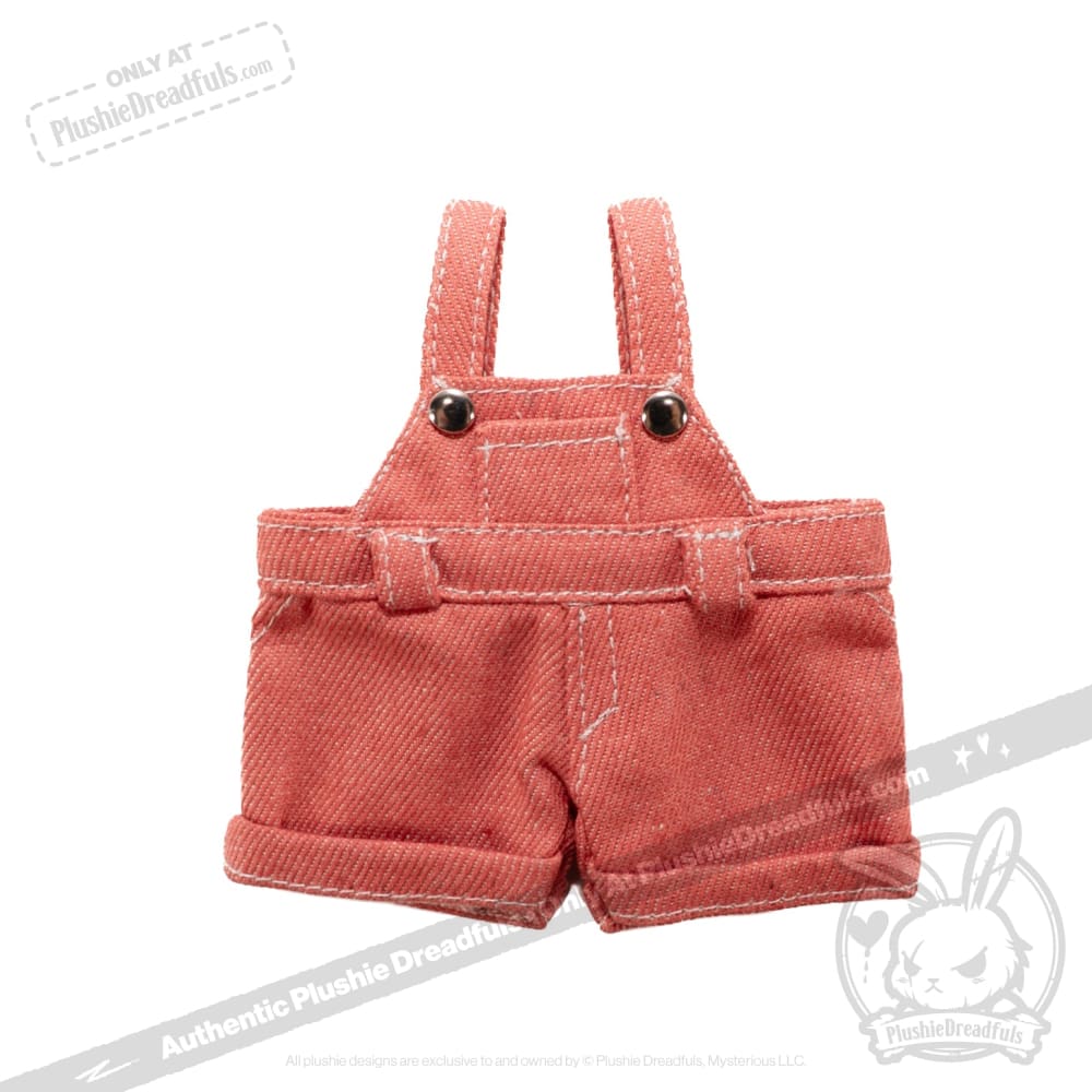 Mini Plush Outfit - Sherbet Overalls Rose accessory