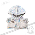 Mini Plush Outfit Silver Jacket accessory