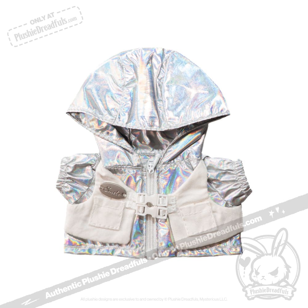 Mini Plush Outfit Silver Jacket accessory