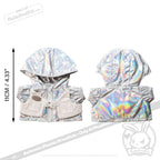 Mini Plush Outfit Silver Jacket accessory