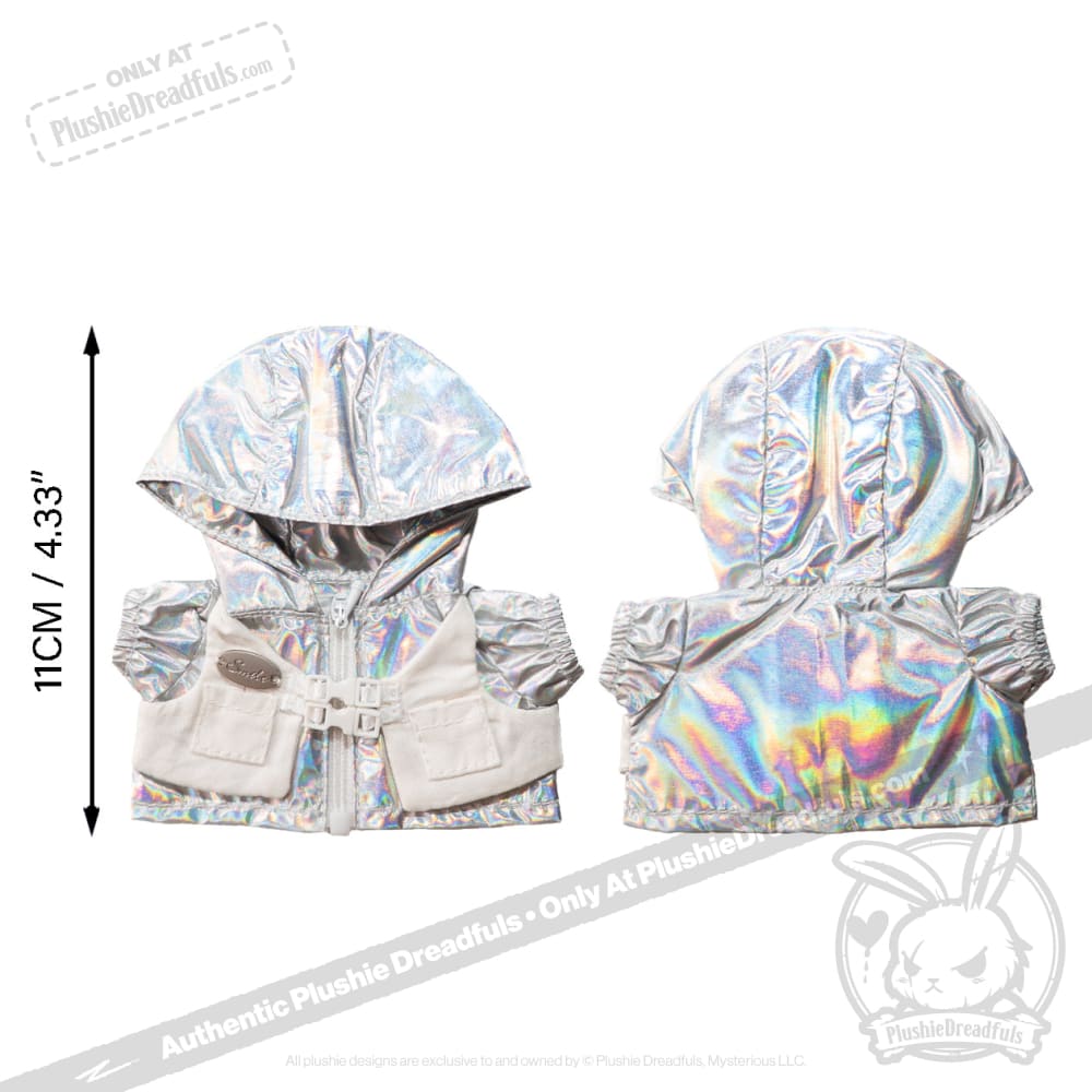 Mini Plush Outfit Silver Jacket accessory