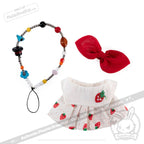 Mini Plush Outfit - Strawberry Outfit accessory