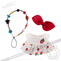 Load image into Gallery viewer, Mini Plush Outfit - Strawberry Outfit accessory
