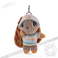 Load image into Gallery viewer, Mini Plush Outfit - Stripe Sweater and Beanie accessory
