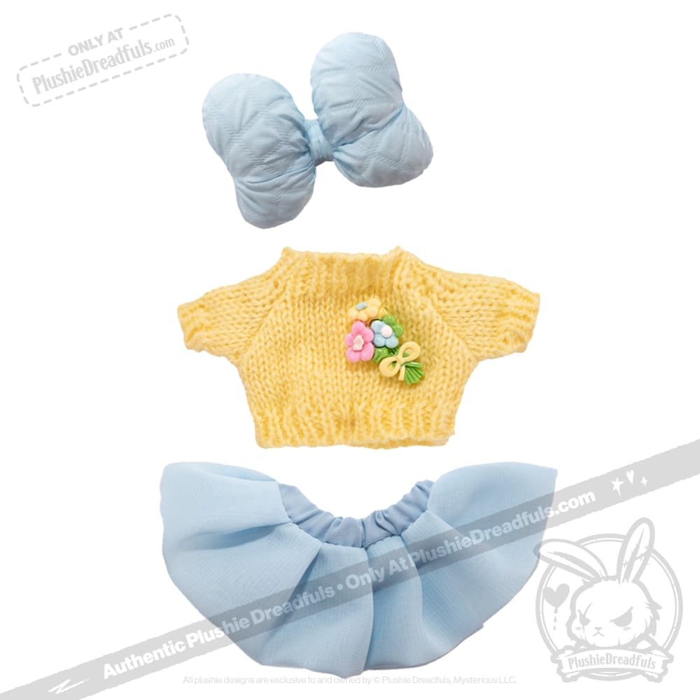 Mini Plush Outfit - Summer Nights Flower Sweater Ensemble accessory