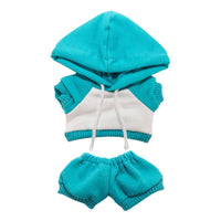 Load image into Gallery viewer, Mini Plush Outfit - Tiny Track Suit Aqua accessory
